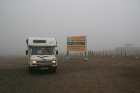 BIK-Theo auf 3042 Meter ber Null am Paso del Infernillo